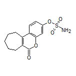 6-Oxo-6,7,8,9,10,11-hexahydrocyclohepta[c]chromen-3-yl Sulfamate