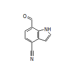 7-Formyl-1H-indole-4-carbonitrile