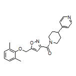 [5-[(2,6-Dimethylphenoxy)methyl]-3-isoxazolyl][4-(4-pyridyl)-1-piperidyl]methanone
