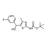 [2-(Boc-amino)-4-methyl-5-thiazolyl](3-fluorophenyl)methanol