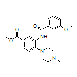 Methyl 3-(3-Methoxybenzamido)-4-(4-methyl-1-piperazinyl)benzoate