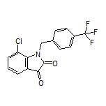 7-Chloro-1-[4-(trifluoromethyl)benzyl]indoline-2,3-dione