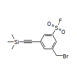 3-(Bromomethyl)-5-[(trimethylsilyl)ethynyl]-1-benzenesulfonyl Fluoride