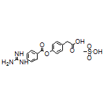 4-[(4-Guanidinobenzoyl)oxy]phenylacetic Acid Mesylate