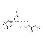 3-(1-Boc-3-methyl-4-piperidyl)-5-fluorophenylboronic Acid Pinacol Ester