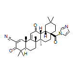 (4aR,6aS,6bR,8aS,12aS,12bR,14bS)-8a-(1H-Imidazole-1-carbonyl)-4,4,6a,6b,11,11,14b-heptamethyl-3,13-dioxo-3,4,4a,5,6,6a,6b,7,8,8a,9,10,11,12,12a,12b,13,14b-octadecahydropicene-2-carbonitrile
