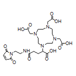 2,2’,2’’-[10-[1-Carboxy-4-[[2-(2,5-dioxo-2,5-dihydro-1H-pyrrol-1-yl)ethyl]amino]-4-oxobutyl]-1,4,7,10-tetraazacyclododecane-1,4,7-triyl]triacetic Acid