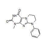 1-Methyl-9-phenyl-6,7,8,9-tetrahydropyrimido[2,1-f]purine-2,4(1H,3H)-dione