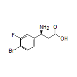 (S)-3-Amino-3-(4-bromo-3-fluorophenyl)propanoic Acid