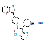 (R)-4-(3H-[1,2,3]Triazolo[4,5-b]pyridin-3-yl)-N-(3-chloro-2-pyridyl)-N-(3-piperidyl)benzamide Hydrochloride