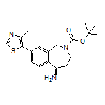 (R)-2-Boc-8-(4-methyl-5-thiazolyl)-2,3,4,5-tetrahydro-1H-benzo[c]azepin-5-amine