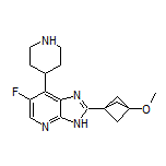 6-Fluoro-2-(3-methoxybicyclo[1.1.1]pentan-1-yl)-7-(4-piperidyl)-3H-imidazo[4,5-b]pyridine