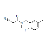 2-Cyano-N-(2-fluoro-5-methylbenzyl)-N-methylacetamide