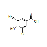 3-Chloro-5-cyano-4-hydroxybenzoic Acid