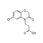 3-[6-Chloro-3-oxo-2H-benzo[b][1,4]oxazin-4(3H)-yl]propanoic Acid