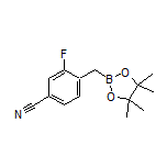 (4-Cyano-2-fluorobenzyl)boronic Acid Pinacol Ester