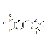 (4-Fluoro-3-nitrobenzyl)boronic Acid Pinacol Ester