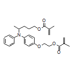 4-[[4-[2-(Methacryloyloxy)ethoxy]phenyl](phenyl)amino]pentyl Methacrylate