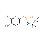 (4-Chloro-3-fluorobenzyl)boronic Acid Pinacol Ester