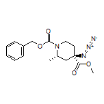 Methyl (2S,4R)-4-Azido-1-Cbz-2-methylpiperidine-4-carboxylate