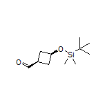 cis-3-[(tert-Butyldimethylsilyl)oxy]cyclobutanecarbaldehyde