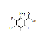 2-Amino-4-bromo-3,5,6-trifluorobenzoic Acid