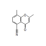 2,8-Dimethyl-4-oxo-4H-chromene-5-carbonitrile