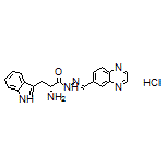 (R,E)-2-Amino-3-(3-indolyl)-N’-(quinoxalin-6-ylmethylene)propanehydrazide Hydrochloride
