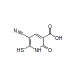 5-Cyano-6-mercapto-2-oxo-1,2-dihydropyridine-3-carboxylic Acid