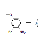 2-Bromo-4-methoxy-6-[(trimethylsilyl)ethynyl]aniline