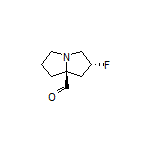 (2R,7aS)-2-Fluorohexahydro-1H-pyrrolizine-7a-carbaldehyde