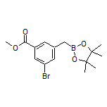 3-Bromo-5-(methoxycarbonyl)benzylboronic Acid Pinacol Ester