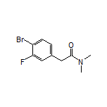 2-(4-Bromo-3-fluorophenyl)-N,N-dimethylacetamide