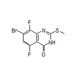 7-Bromo-5,8-difluoro-2-(methylthio)quinazolin-4(3H)-one