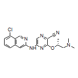 (R)-5-[(8-Chloro-3-isoquinolyl)amino]-3-[[1-(dimethylamino)-2-propyl]oxy]pyrazine-2-carbonitrile