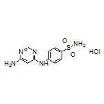 4-[(6-Amino-4-pyrimidinyl)amino]benzenesulfonamide Hydrochloride