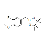 3-Fluoro-4-methoxybenzylboronic Acid Pinacol Ester