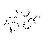 (7S)-3-Amino-14-ethyl-11-fluoro-7-methyl-4-oxo-4,5,6,7,13,14-hexahydro-1,15-ethenopyrazolo[4,3-f][1,4,8,10]benzoxatriazacyclotridecine-12-carbonitrile
