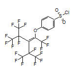 4-[[1,1,1,4,5,5,5-Heptafluoro-3-(perfluoro-2-propyl)-4-(trifluoromethyl)-2-penten-2-yl]oxy]-1-benzenesulfonyl Chloride