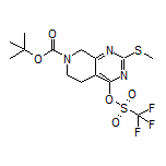 7-Boc-2-(methylthio)-5,6,7,8-tetrahydropyrido[3,4-d]pyrimidin-4-yl Trifluoromethanesulfonate