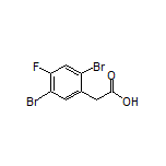 2,5-Dibromo-4-fluorophenylacetic Acid