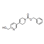 (1’-Cbz-1’,2’,3’,6’-tetrahydro-[3,4’-bipyridin]-6-yl)methanol