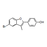 4-(5-Bromo-3-methyl-2-benzofuryl)phenol