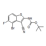 4-Bromo-2-(Boc-amino)-5-fluorobenzo[b]thiophene-3-carbonitrile