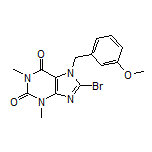 8-Bromo-7-(3-methoxybenzyl)-1,3-dimethyl-1H-purine-2,6(3H,7H)-dione