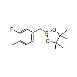 3-Fluoro-4-methylbenzylboronic Acid Pinacol Ester