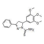 3-Phenyl-5-(3,4,5-trimethoxyphenyl)-4,5-dihydropyrazole-1-carbothioamide