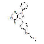 5-[4-(2-Methoxyethoxy)phenyl]-7-phenyl-3H-pyrrolo[2,3-d]pyrimidin-4(7H)-one