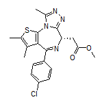 Methyl (S)-2-[4-(4-Chlorophenyl)-2,3,9-trimethyl-6H-thieno[3,2-f][1,2,4]triazolo[4,3-a][1,4]diazepin-6-yl]acetate