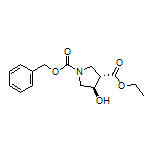 Ethyl (3S,4R)-1-Cbz-4-hydroxypyrrolidine-3-carboxylate